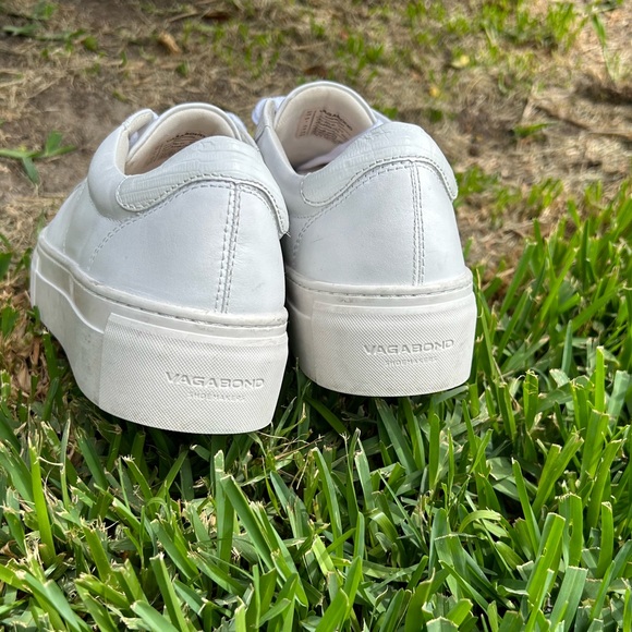 VAGABOND Judy platform Sneakers white leather size 10 $160 - Picture 13 of 16